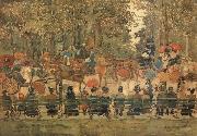 Maurice Prendergast Central Park oil painting